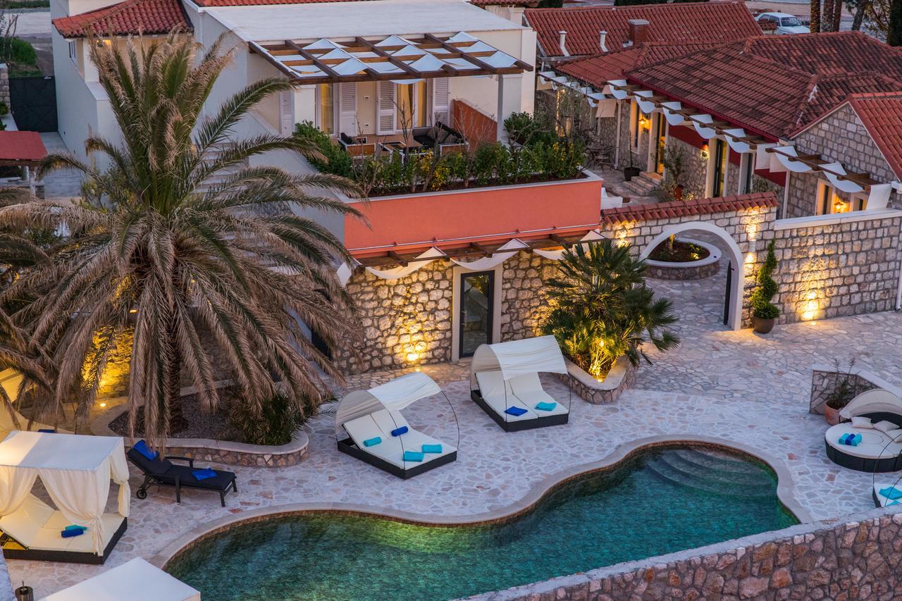 Villa Diamond Mlini Bagian luar foto